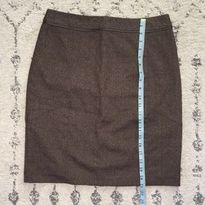 Brown Van Heusen Pencil Skirt